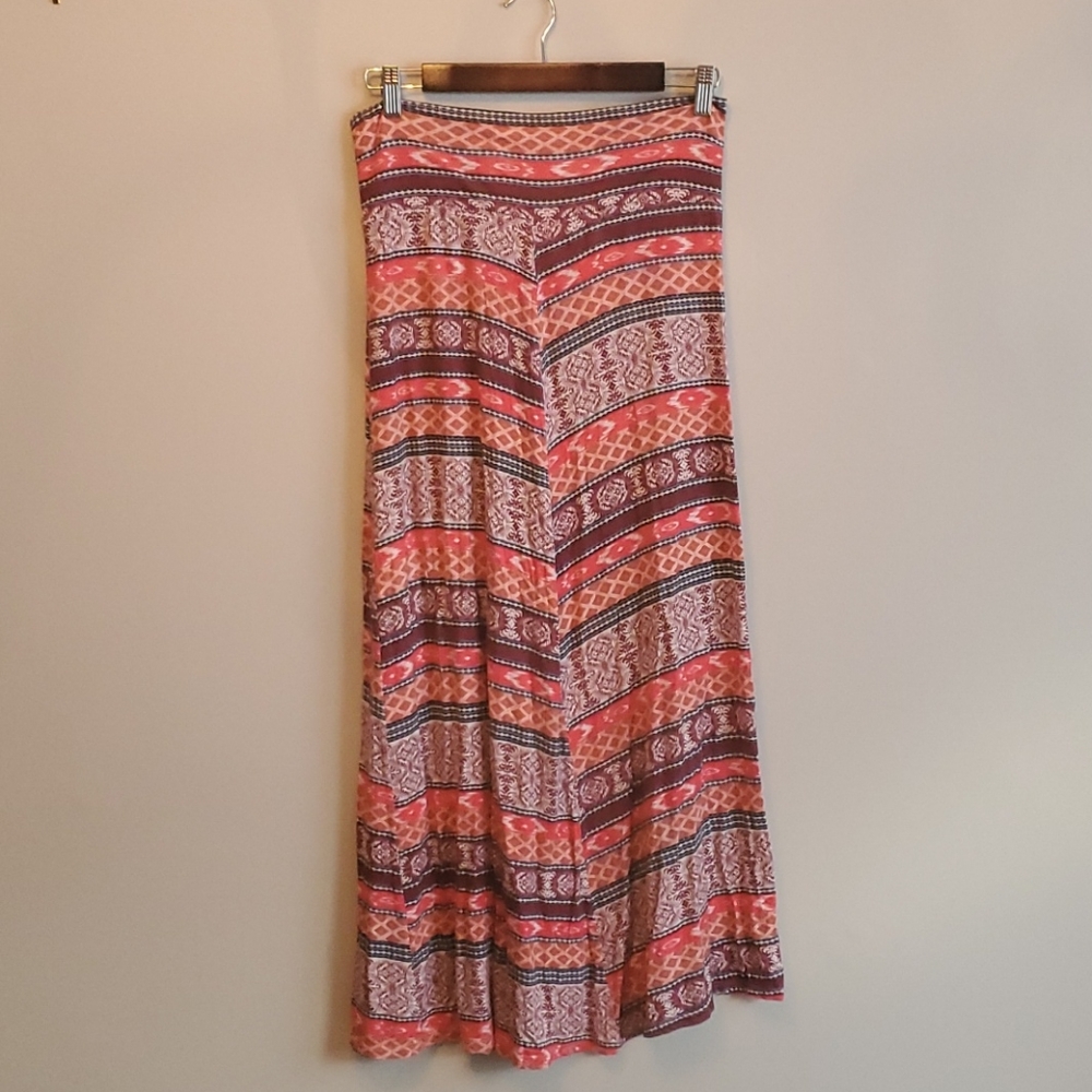 Universal Thread pink and red maxi skirt